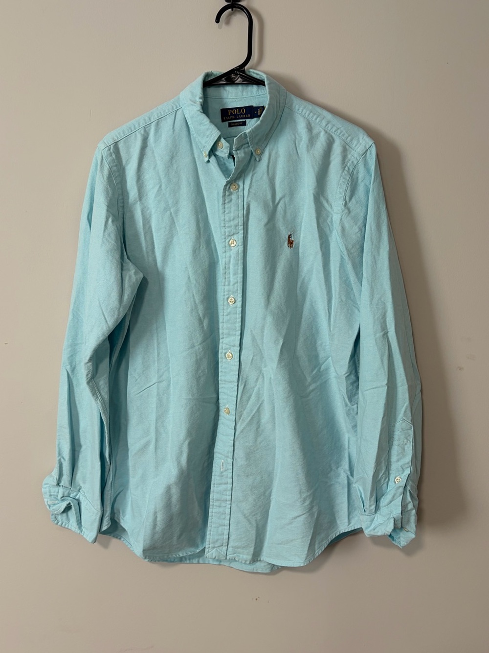 Polo by Ralph Lauren Men’s Light Blue Button-Down Oxford Shirt size medium